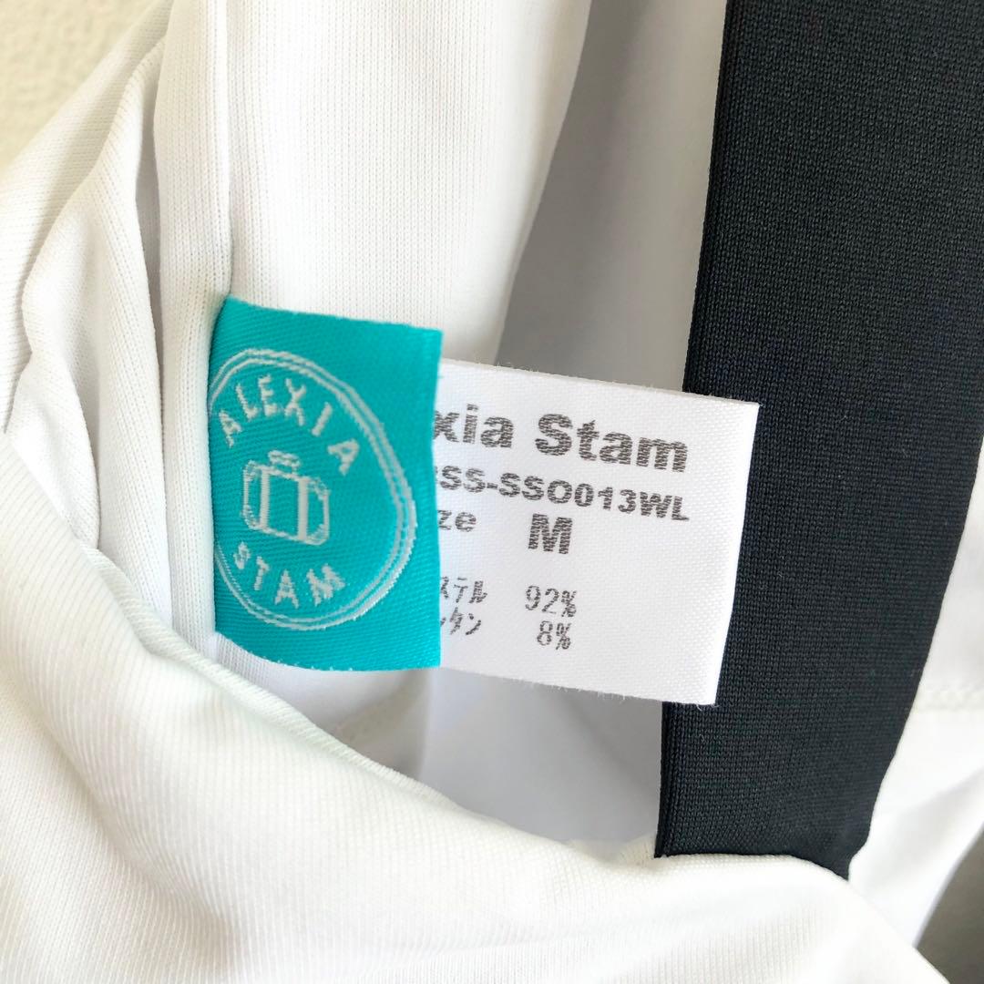希少サイズ ALEXIA STAM アリシアスタン Charlotte 白黒 M