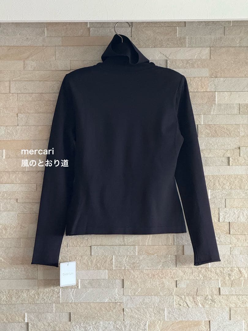 【新品タグ付✨現行品】デイジーリン ウォッシャブルオードリーハイネック 黒 40
