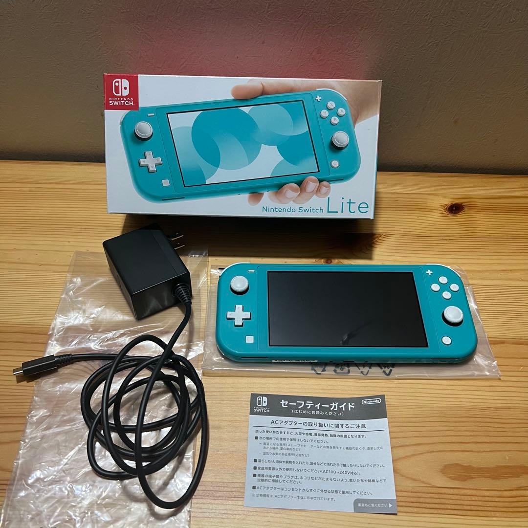 【美品】Nintendo Switch Lite ターコイズ 本体
