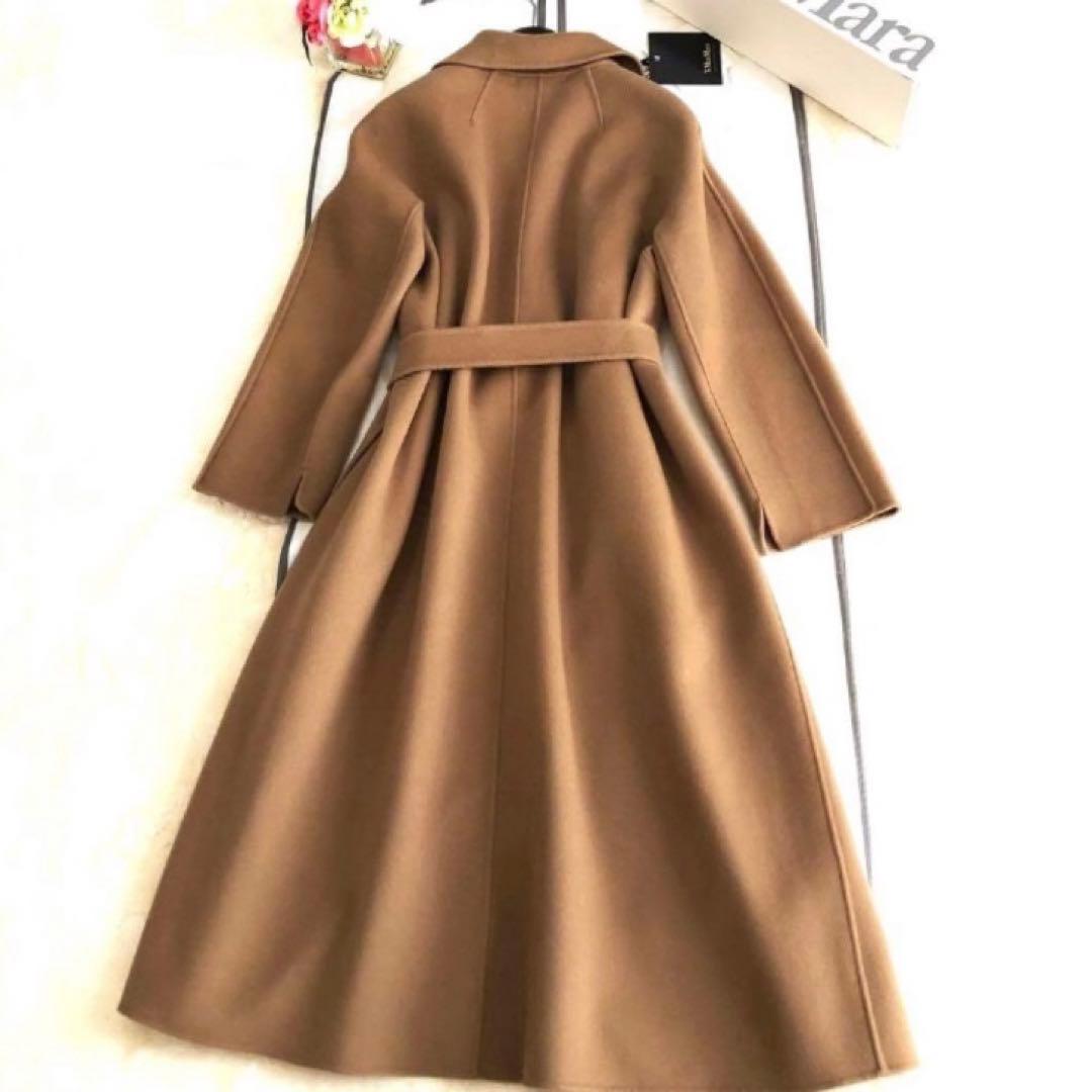 新品タグ付【MAX MARA】36ESTURIAクチートアマーノキャメル