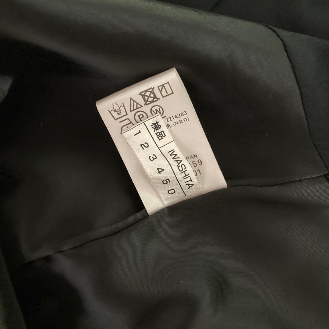 タグ付美品　レリアン9号　 洗えるブラックフォーマルワンピース