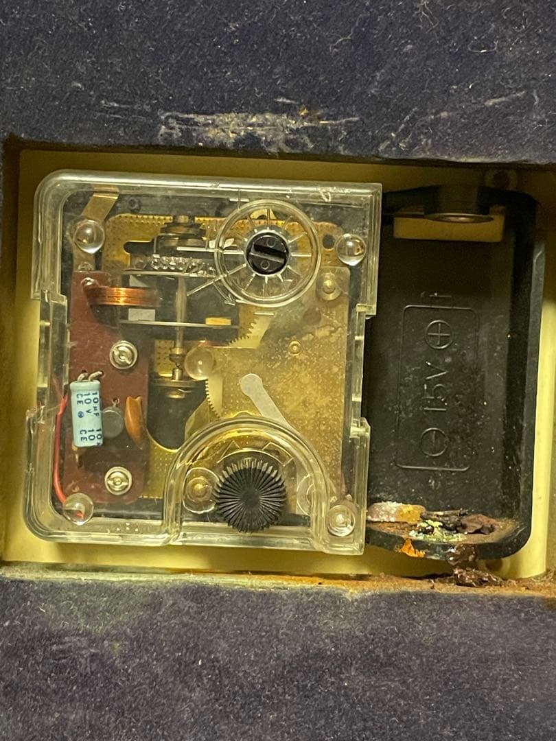 CITIZEN トランジスタ掛時計 グリーン ゴールド