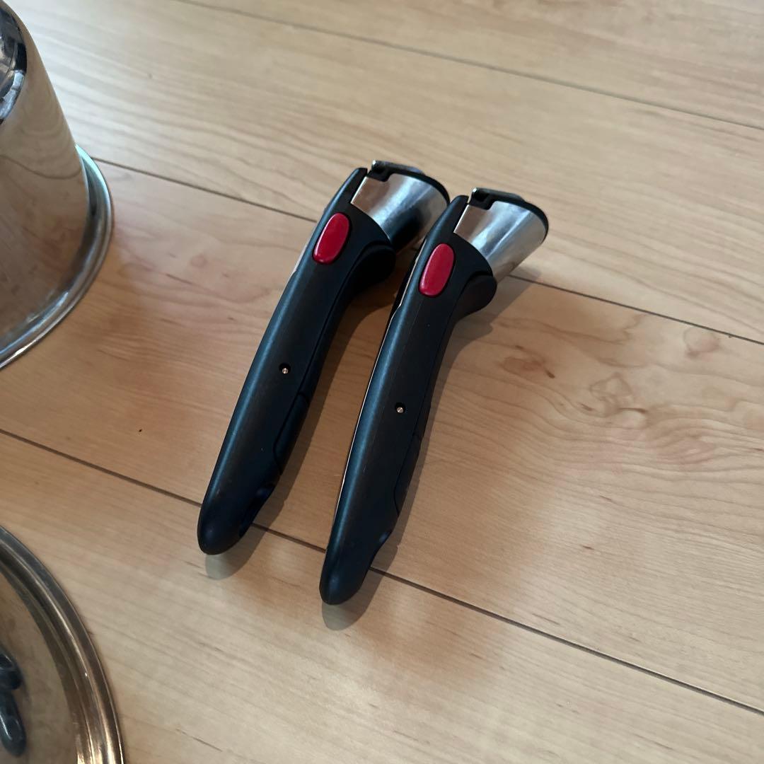 ティファール フライパンセット IH ガス火対応　ステンレス