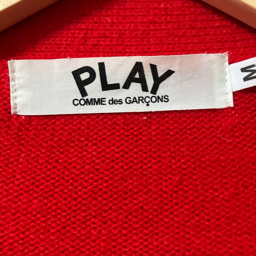 n*i様 赤 PLAY COMME des GARÇONS カーディガン