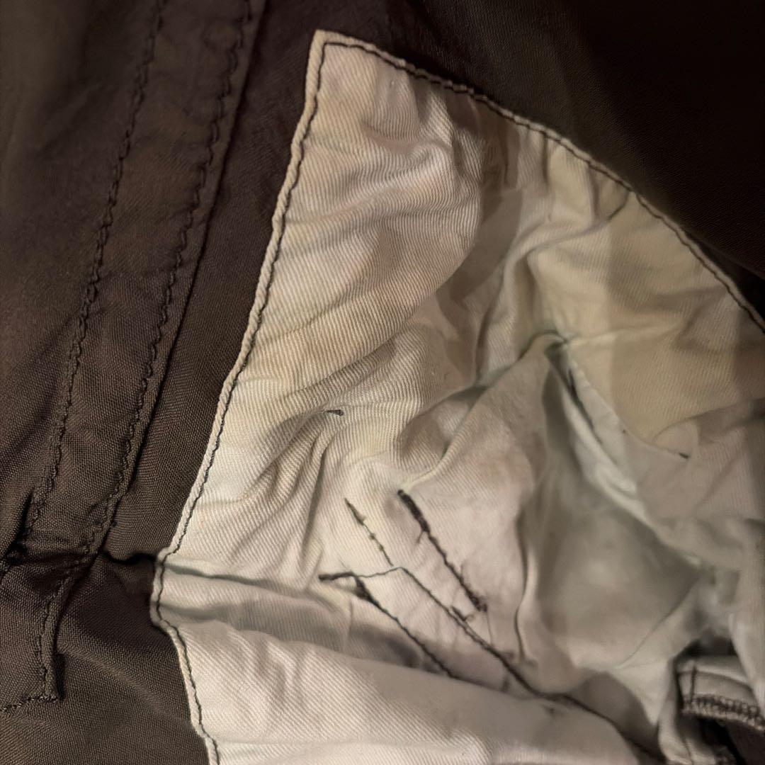 コムデギャルソン　縮絨　カーキ色　ジャケット