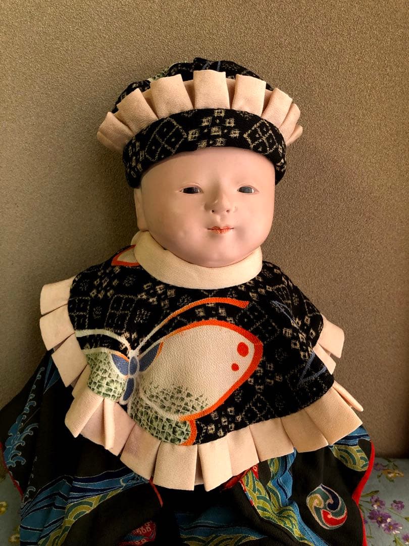 江戸〜明治　抱き人形 市松人形