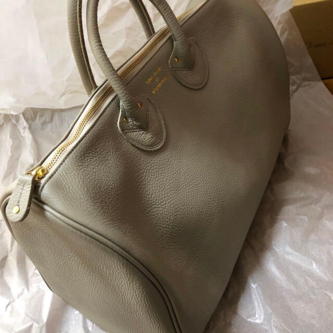 極美品★ヤングアンドオルセン ボストンバック ベージュ M