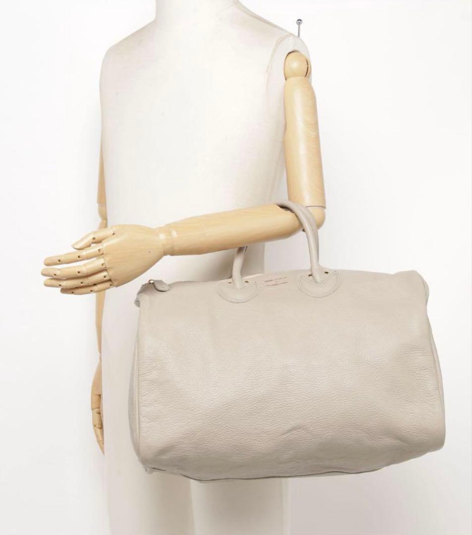 極美品★ヤングアンドオルセン ボストンバック ベージュ M