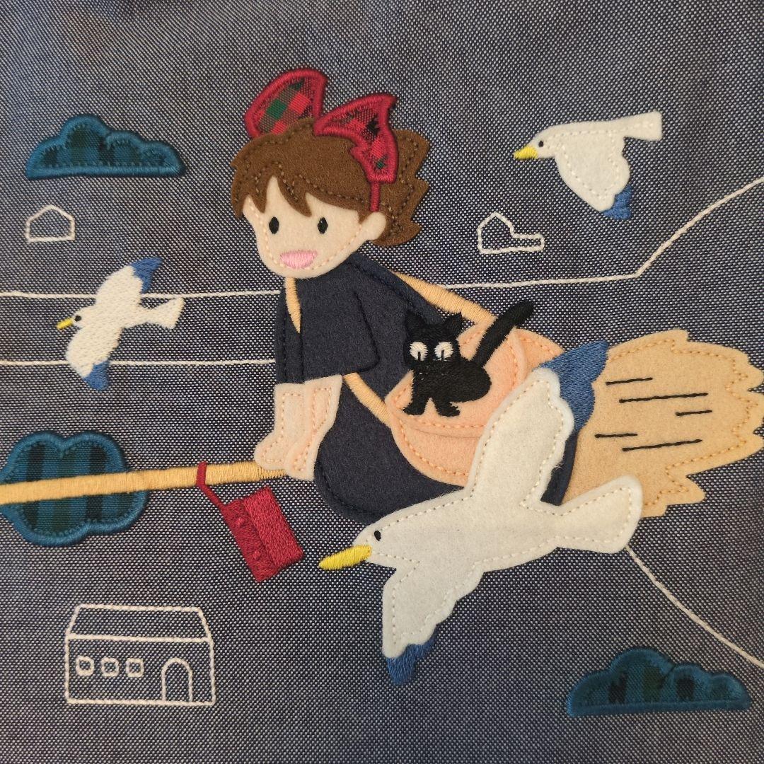 familiar ジブリ 魔女の宅急便 デニムバッグ