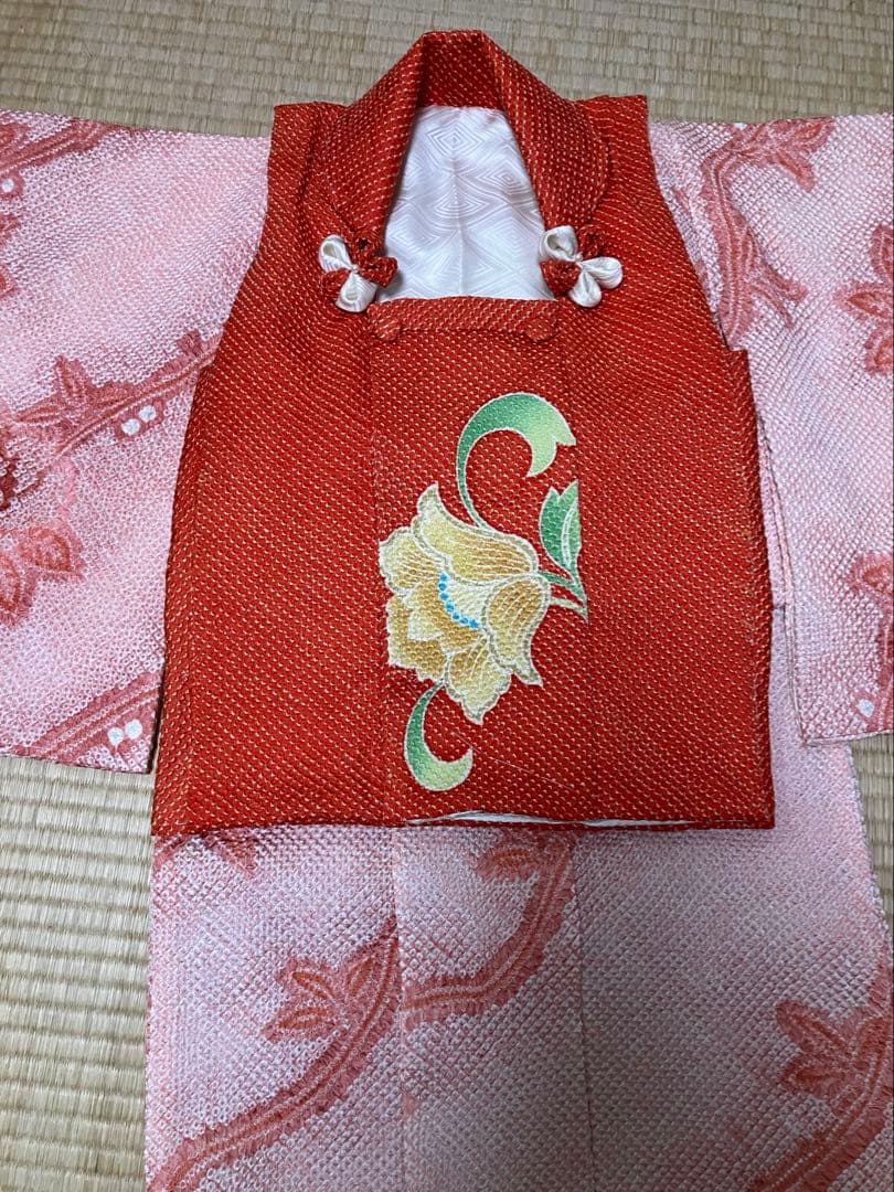 藤娘きぬたや被布　3歳祝い着