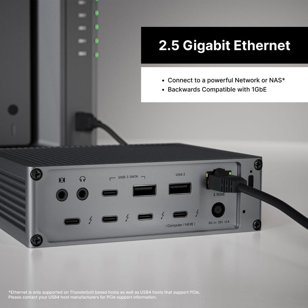 【正規品】CalDigit Thunderbolt5ドッキングステーションTS5