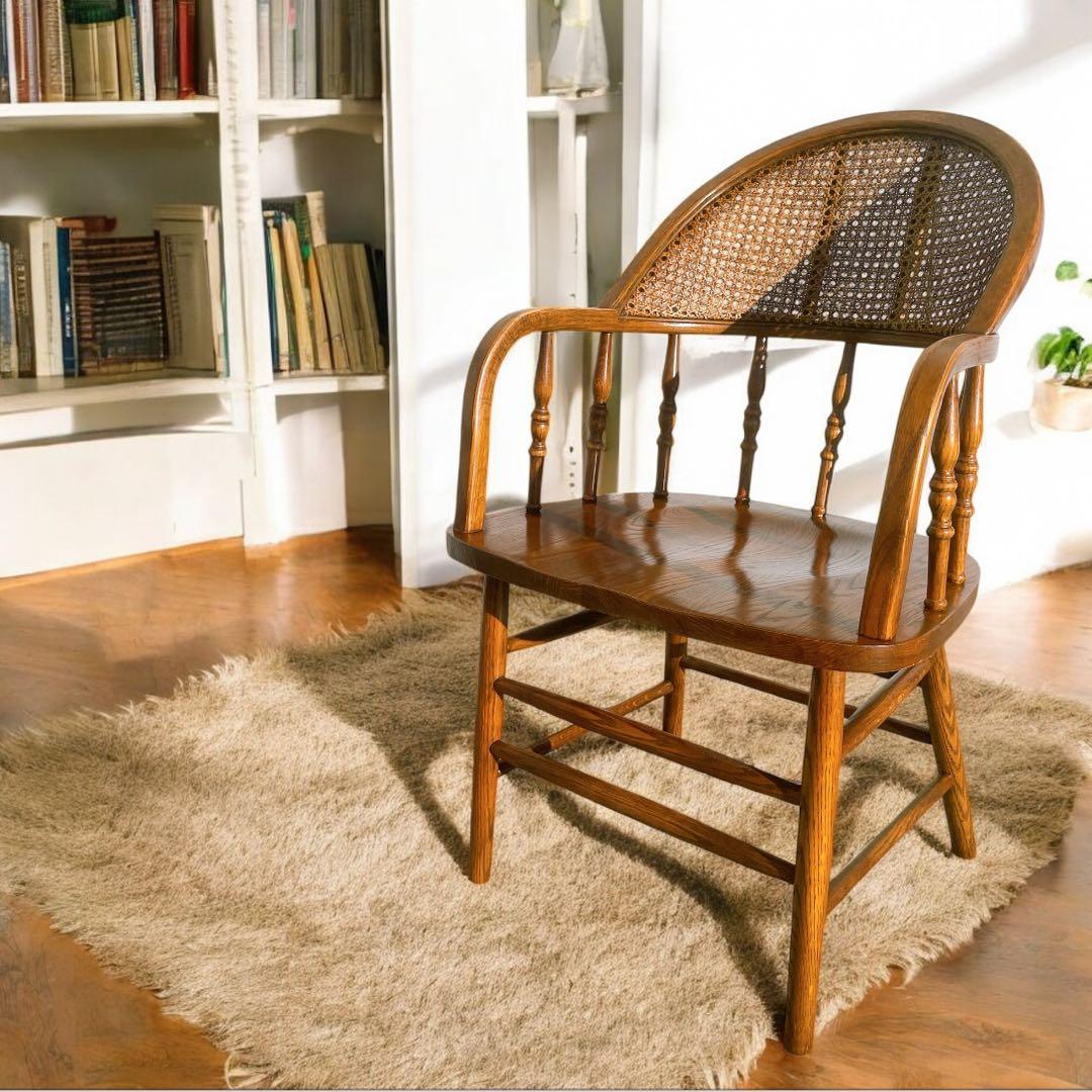 【美品】三越 ブルージュ Shin-Lee アームチェア ヴィンテージチェア