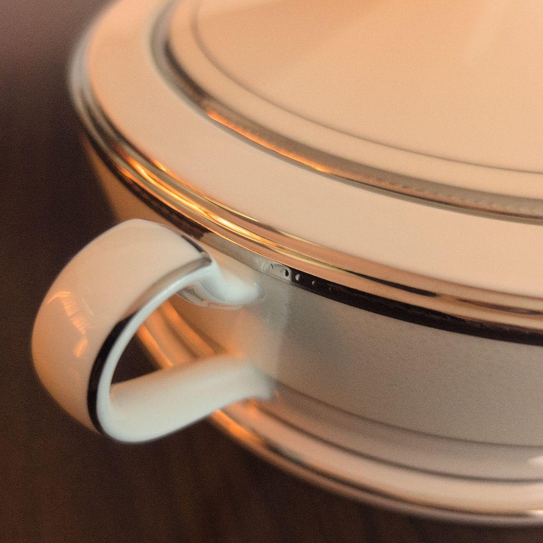 ノリタケ　4811 シャンパンパールズ　スープボウル　シチュー　シルバー