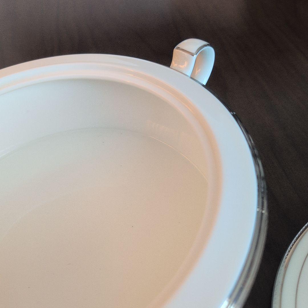 ノリタケ　4811 シャンパンパールズ　スープボウル　シチュー　シルバー