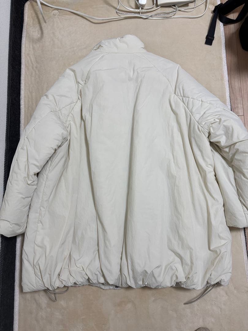 Spick & Span★スタンドカラー中綿オーバーブルゾン★オフホワイト
