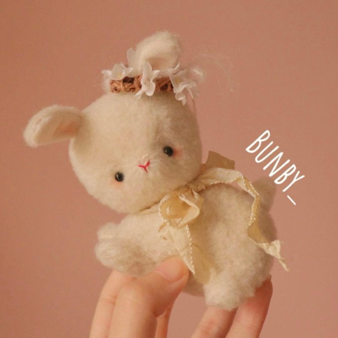 うさぎベイビーの姉妹 ぬいぐるみ ハンドメイド 海外作家様 兎 部屋飾り バニー