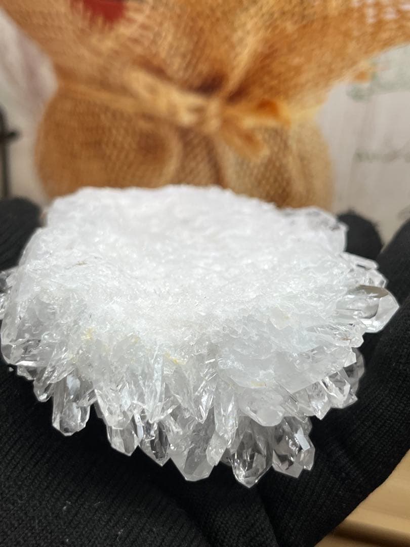 天然石　菊花水晶　透明感抜群　形良し　No.555