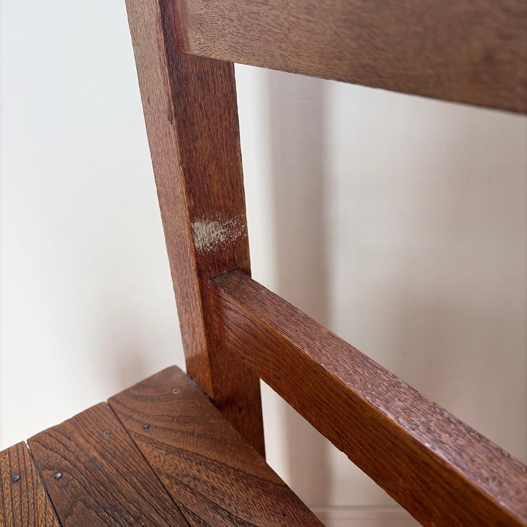 アンティーク椅子　古道具　木製　昭和の家具