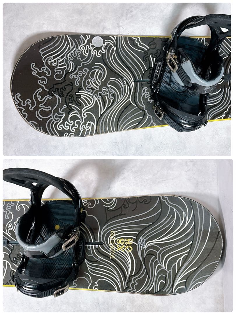 希少 バートン x8ch スノーボード2点セット　グラトリ　良品　Wax済