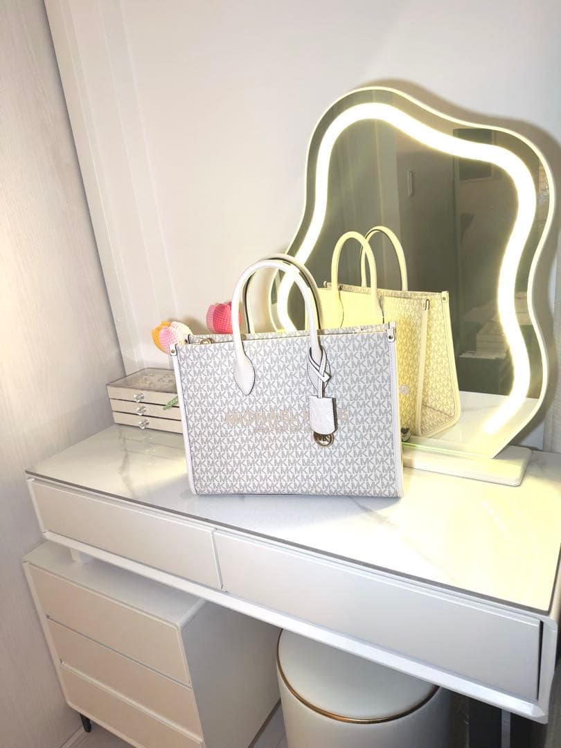 MICHAEL KORS ホワイト トートバッグ