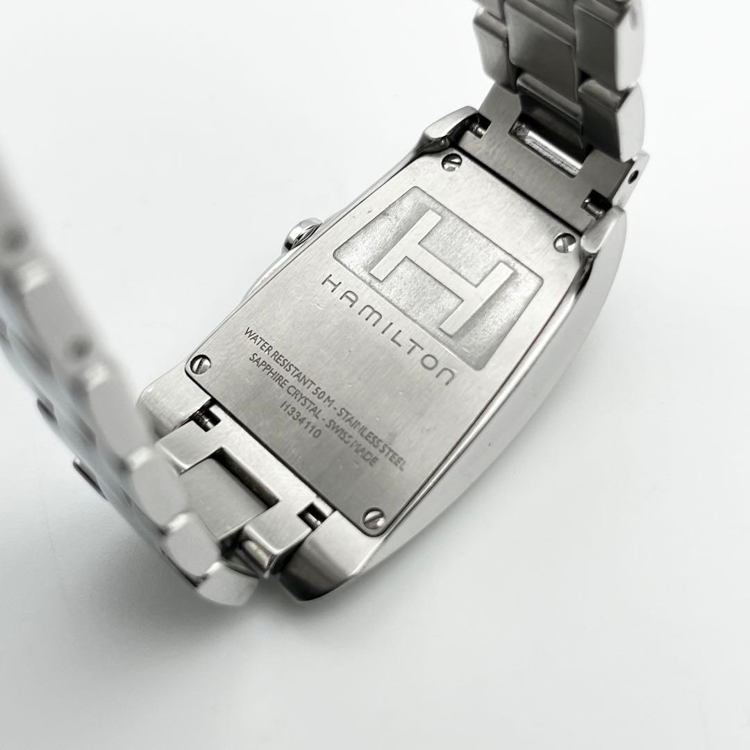 【稼働品】ハミルトン　スモセコ　 クォーツ 腕時計 H334110 新品電池
