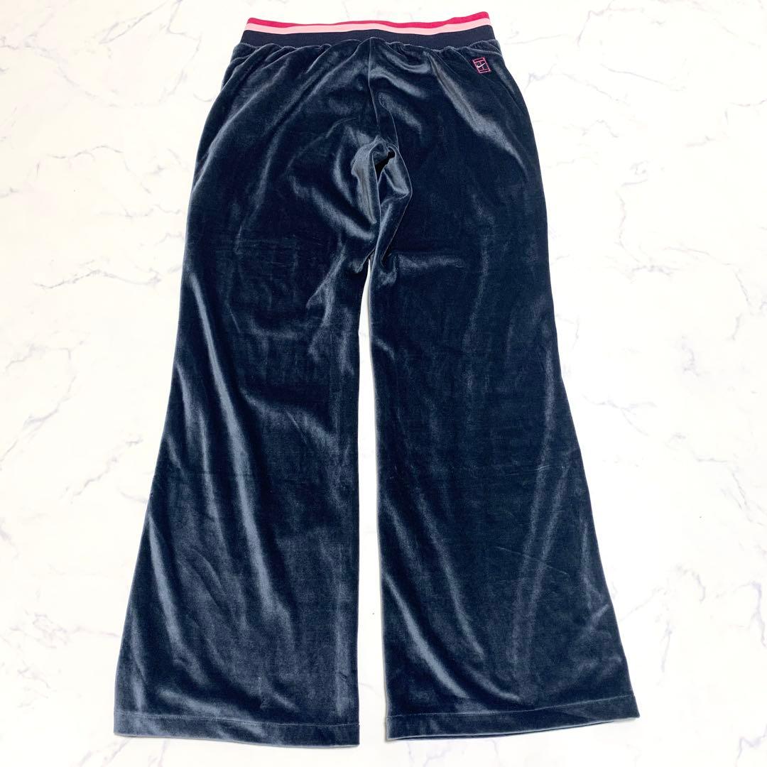 NIKE ナイキ セットアップ ジャージ ベロア ネイビー ピンク S