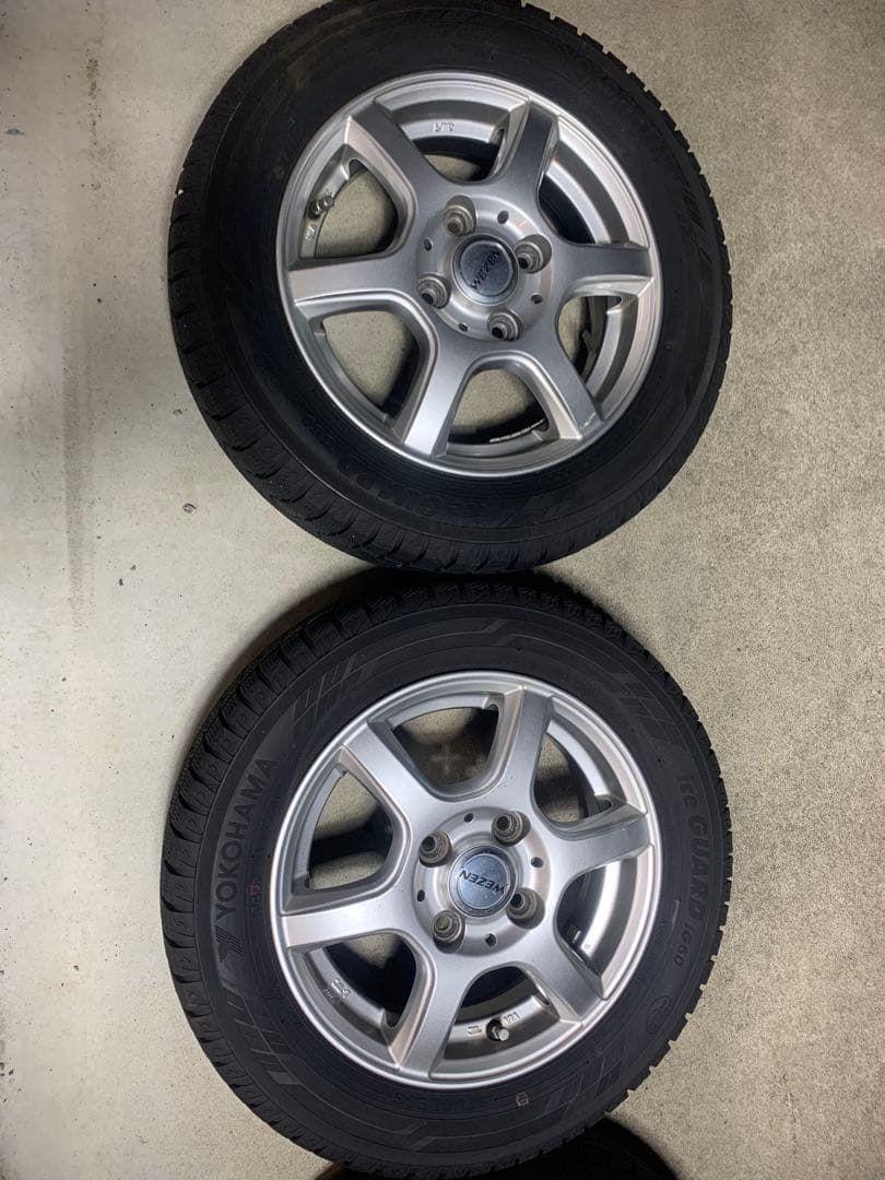 ヨコハマ ice guard IG60 ホイール付 2本 155/65r13