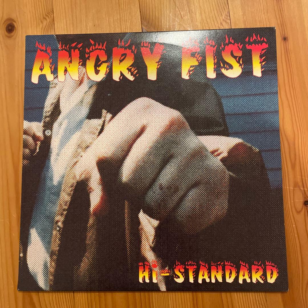 HI-STANDARD ANGRY FIST 限定レコード　当時フライヤー付き