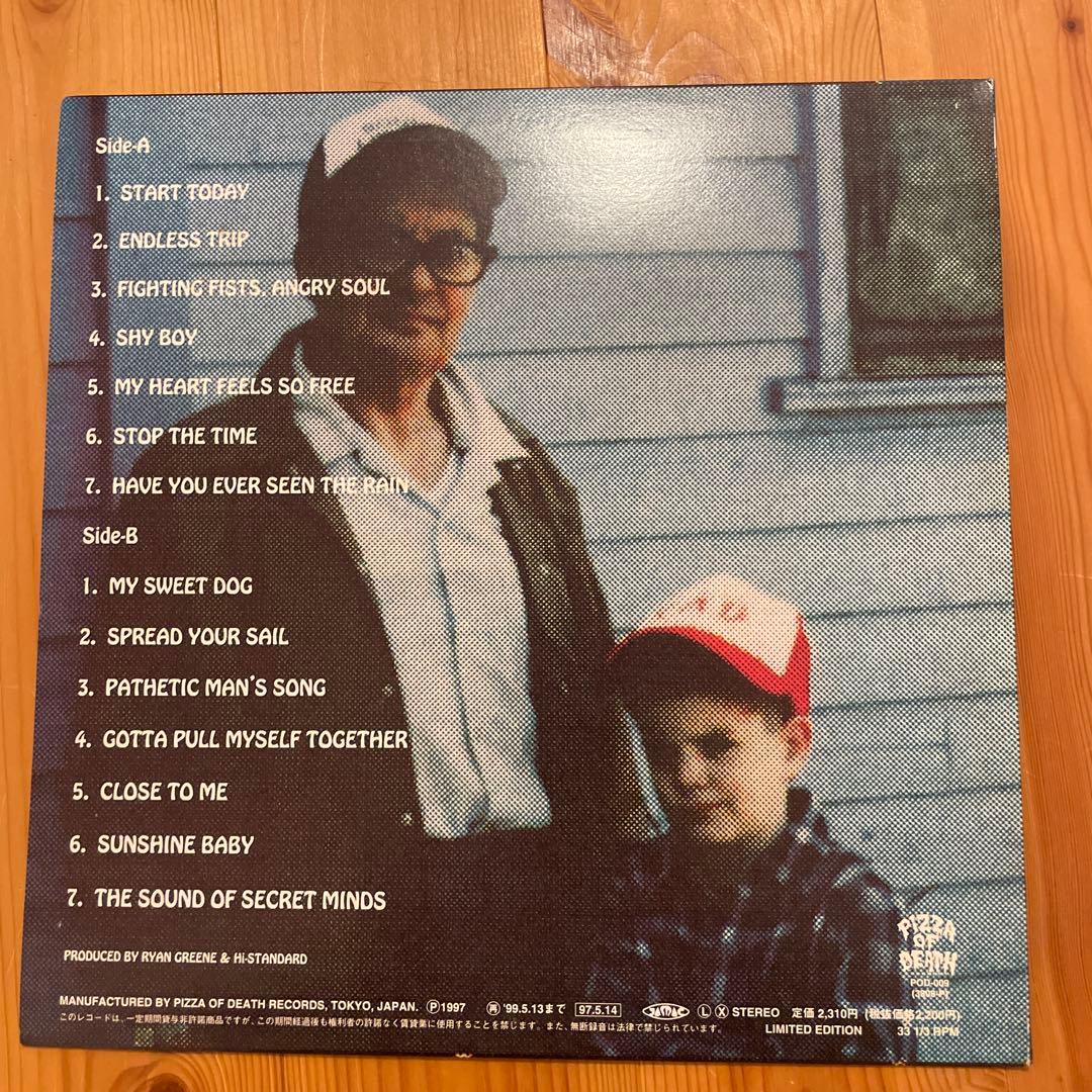 HI-STANDARD ANGRY FIST 限定レコード　当時フライヤー付き