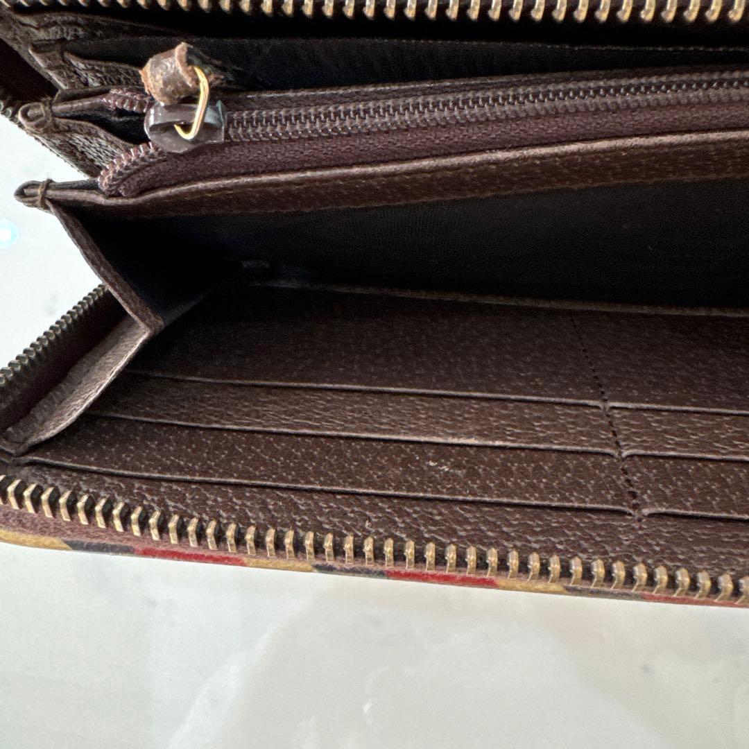 GUCCI スプリームクーリエ.ラウンドジッピータイガー.長財布