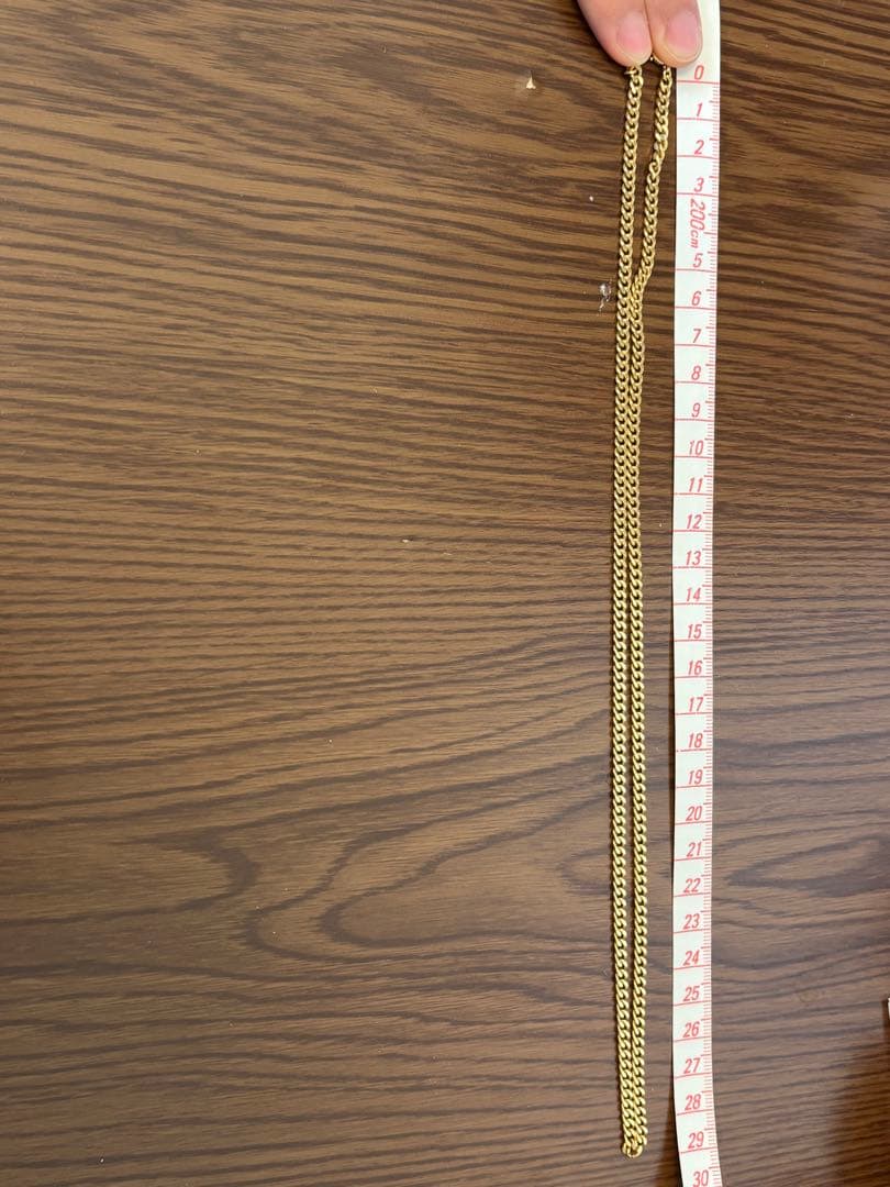 K18 造幣局刻印あり　メンズネックレス　30グラム