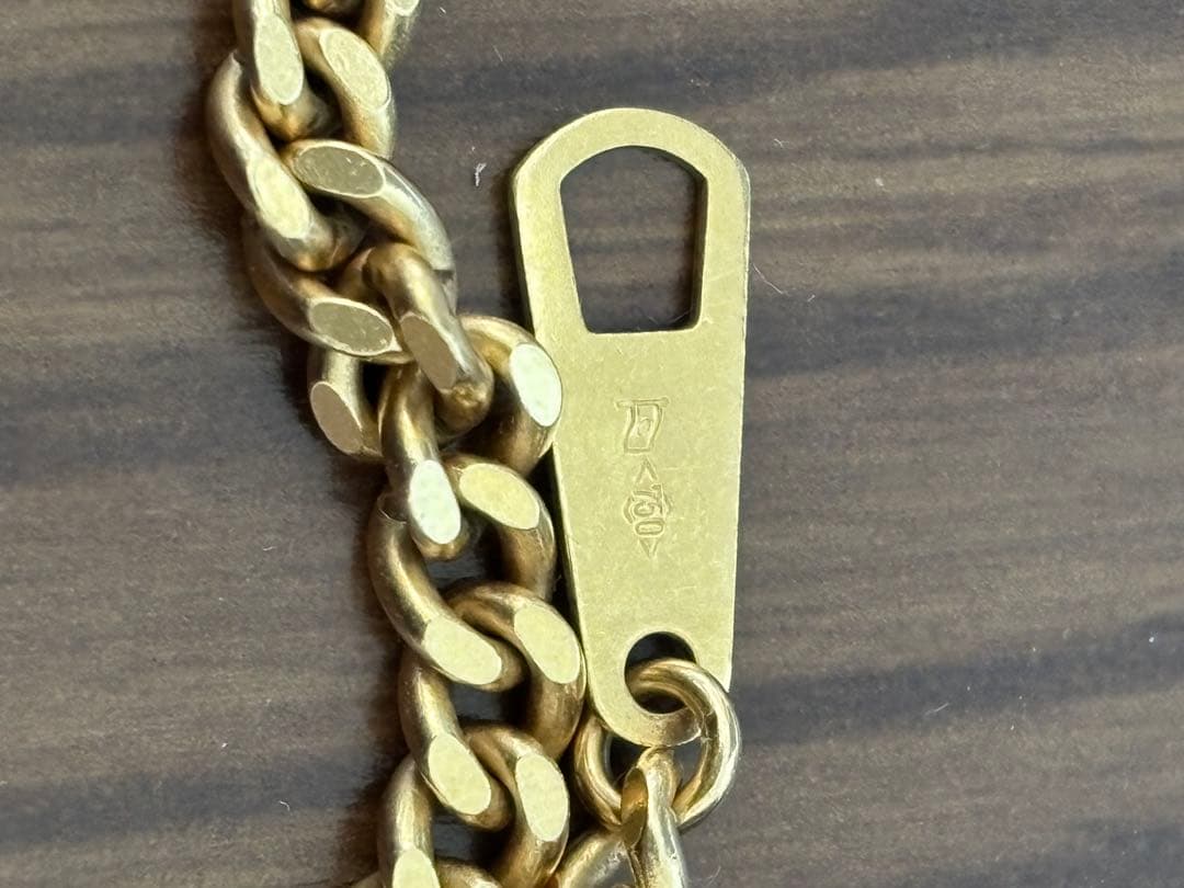 K18 造幣局刻印あり　メンズネックレス　30グラム