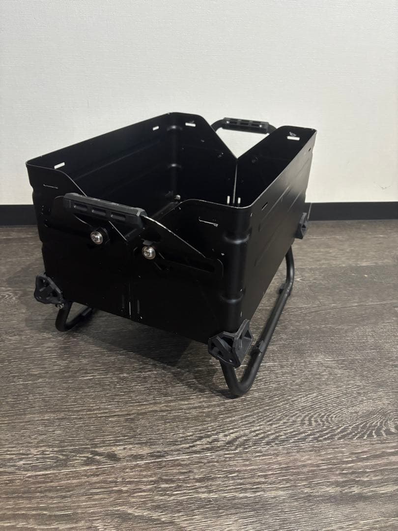 スノーピーク シェルフコンテナ 25 黒　シェルコン LEG