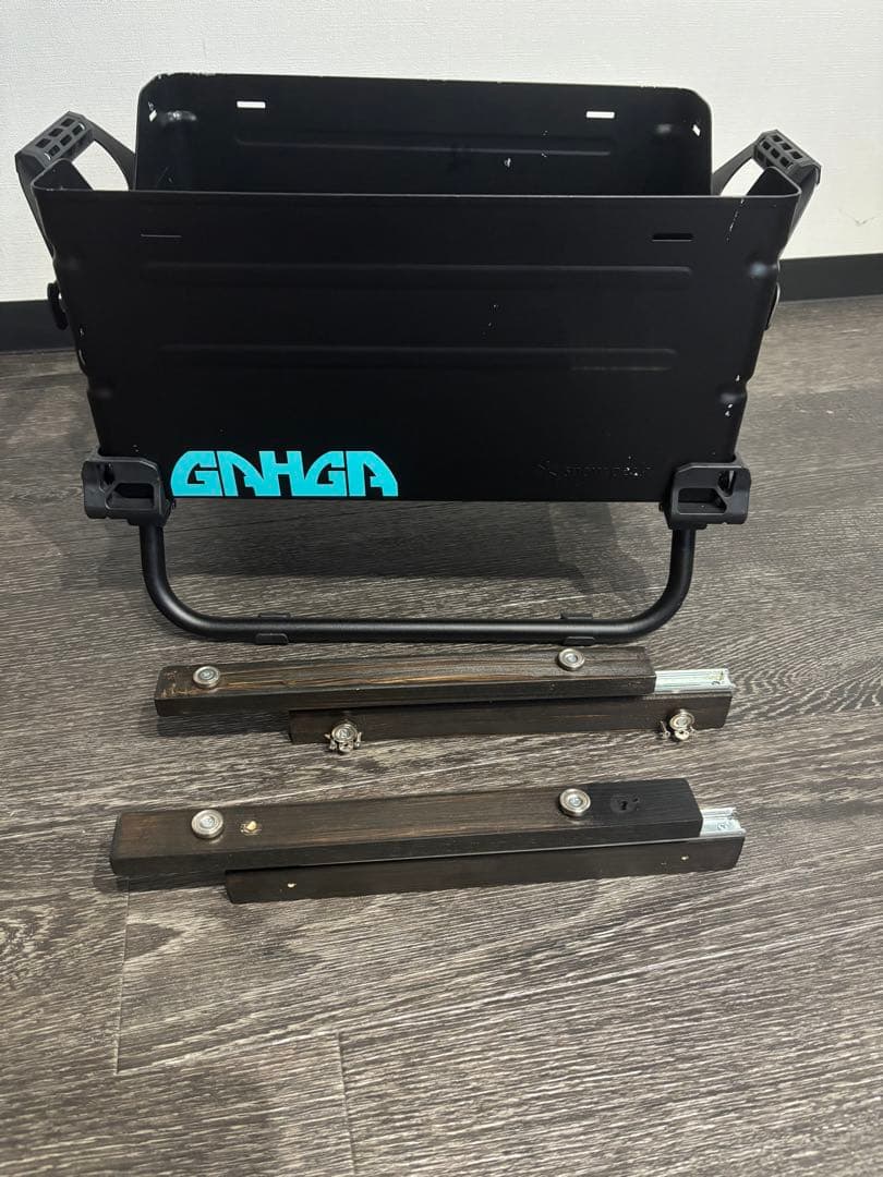 スノーピーク シェルフコンテナ 25 黒　シェルコン LEG