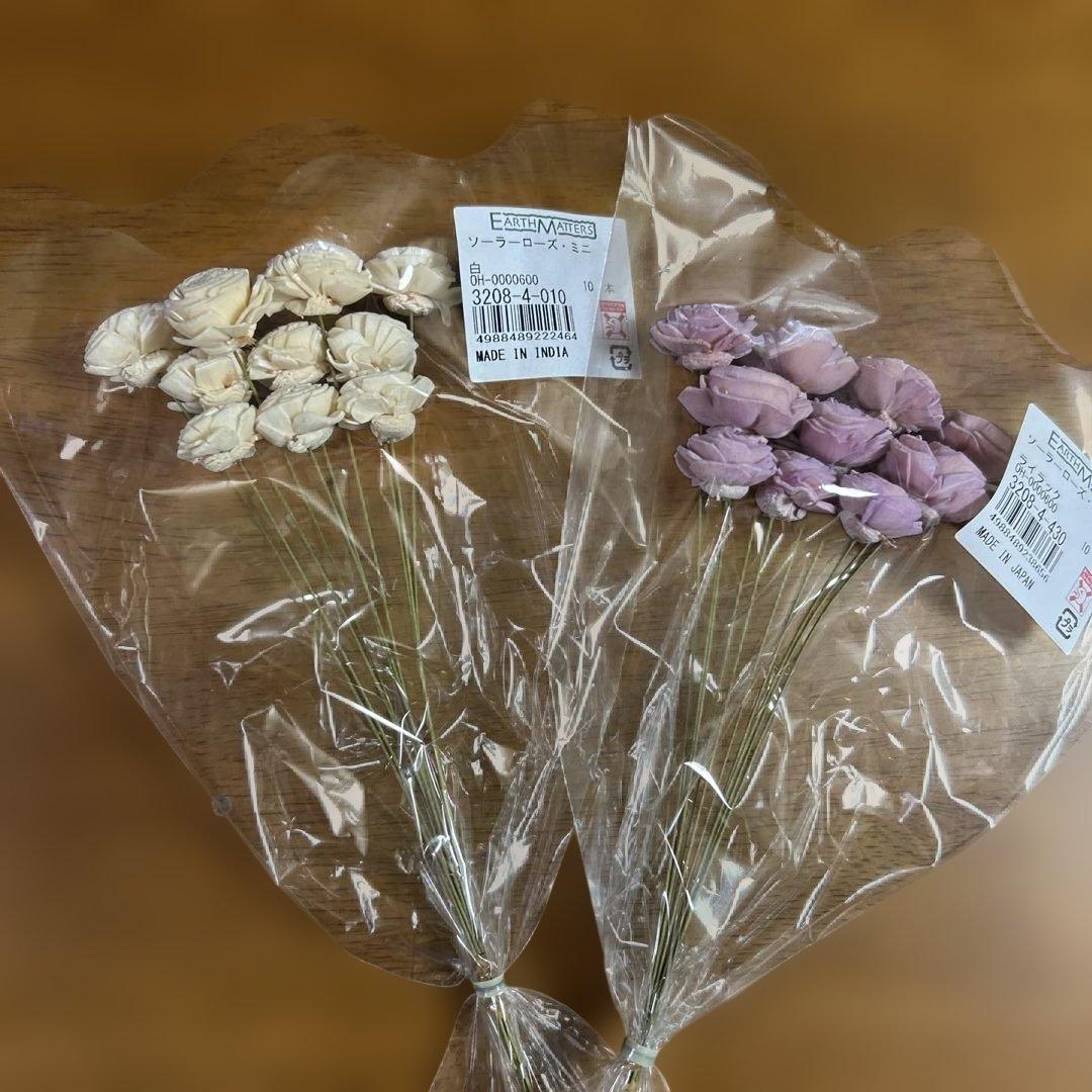 プリザーブドフラワーアレンジメント資材セット.クォーツ時計