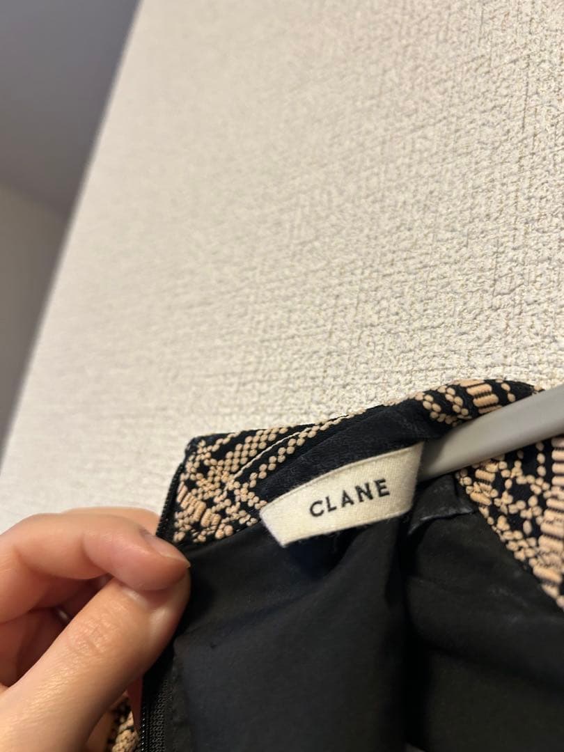 CLANE チェックワンピース