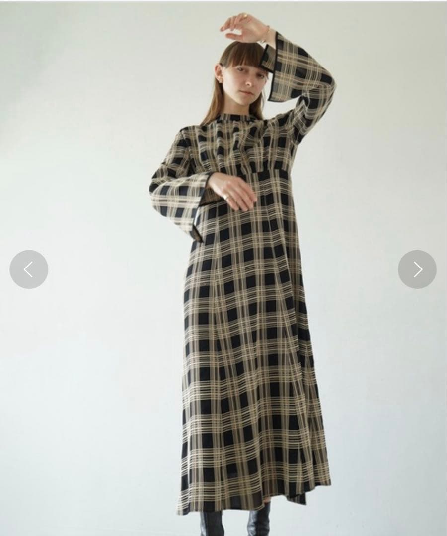 CLANE チェックワンピース