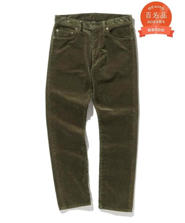 N*o様 BEAMS PLUS / 5ポケット テーパード コーデュロイ パンツ