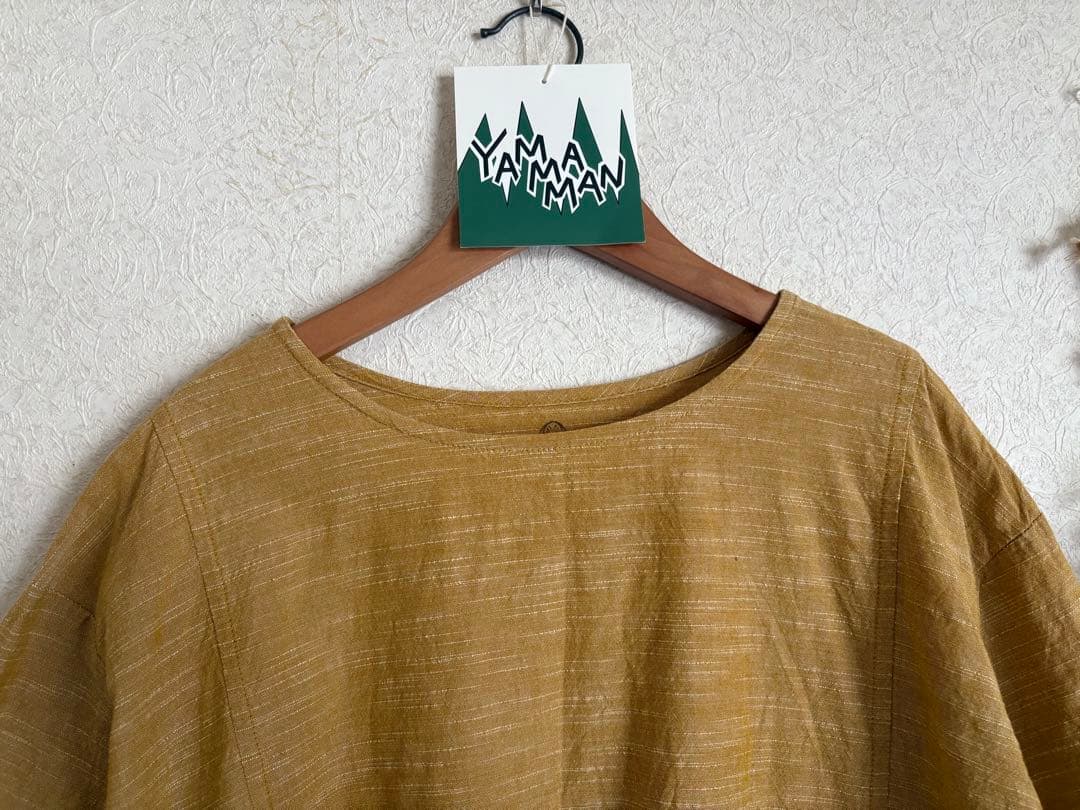 【極美品】YAMMAMAN ヤンマ産業　会津木綿Tシャツ