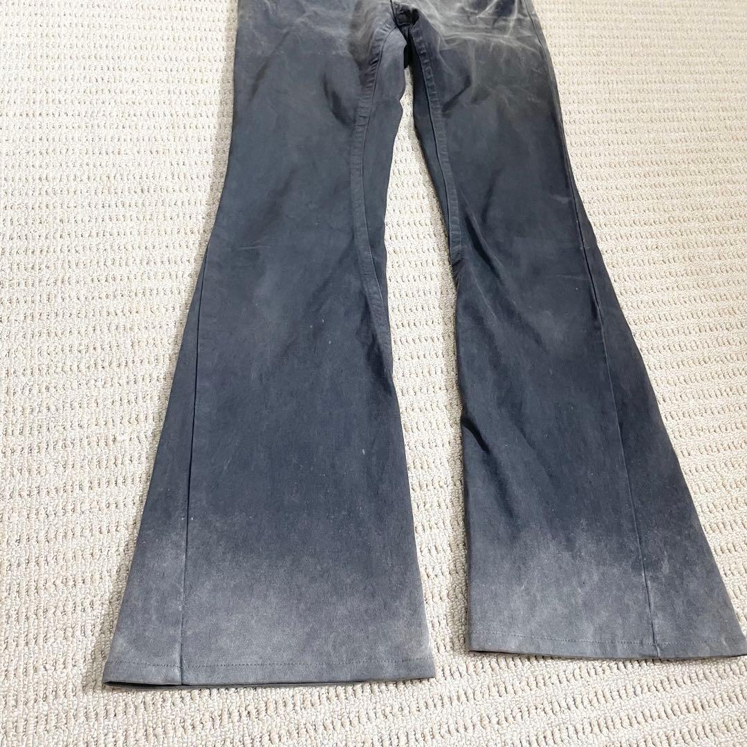 綺麗❤️フレアパンツ トルネードマート ストレッチデニム グレー