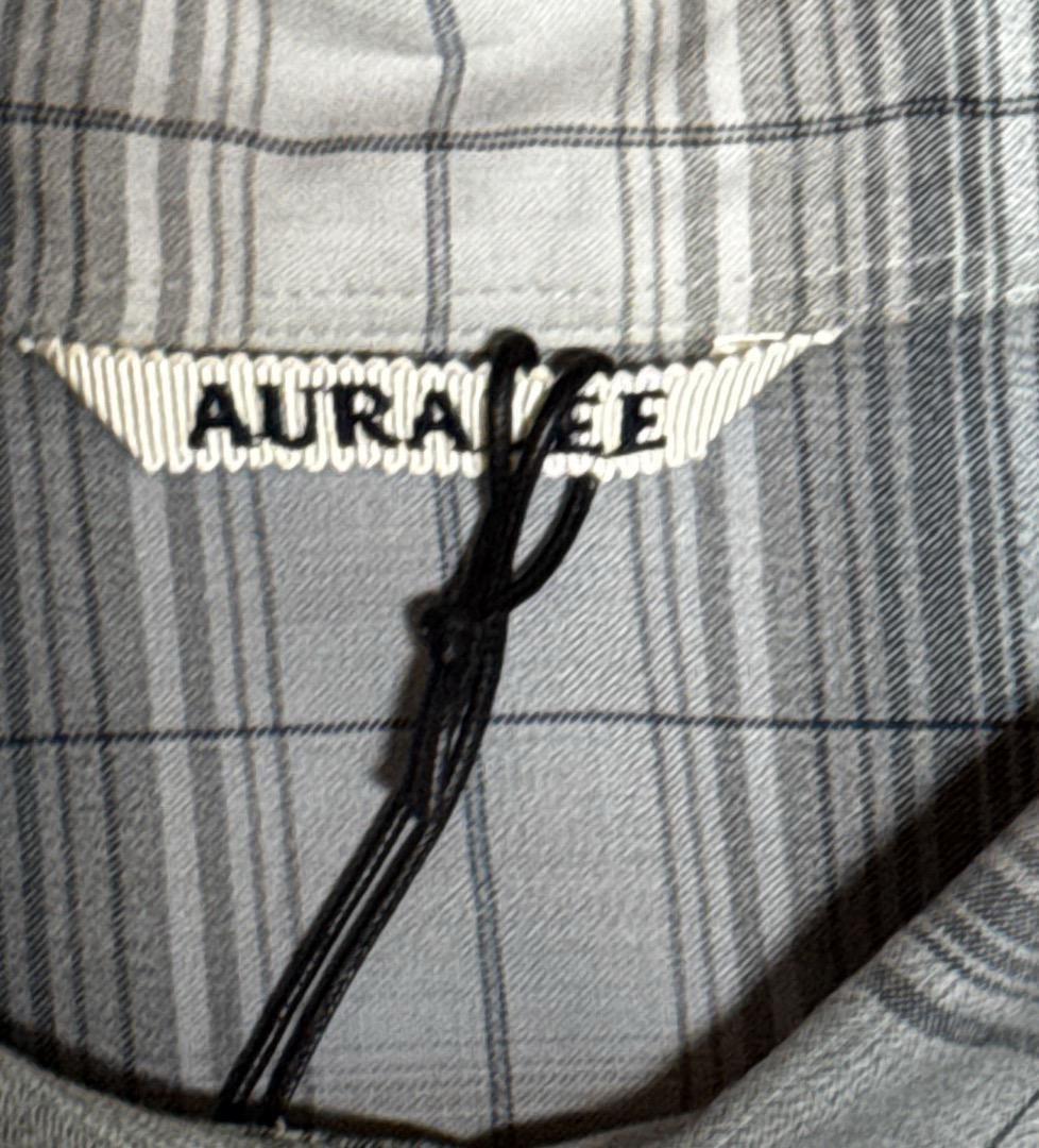 トップス AURALEE SUPER LIGHT WOOL CHECK SHIRT 5