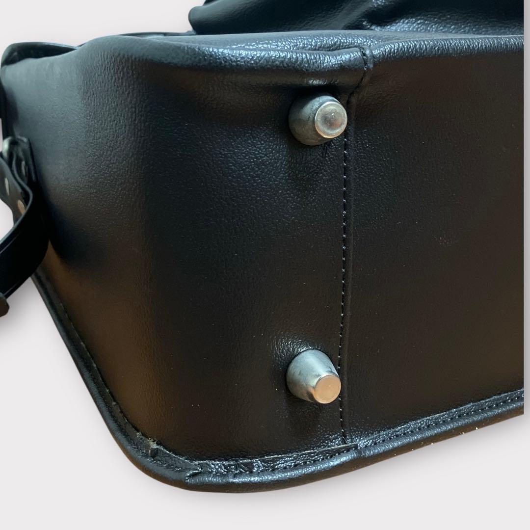 コム デ ギャルソン ポストマンバッグ 鍵付き 90'sヴィンテージ ブラック