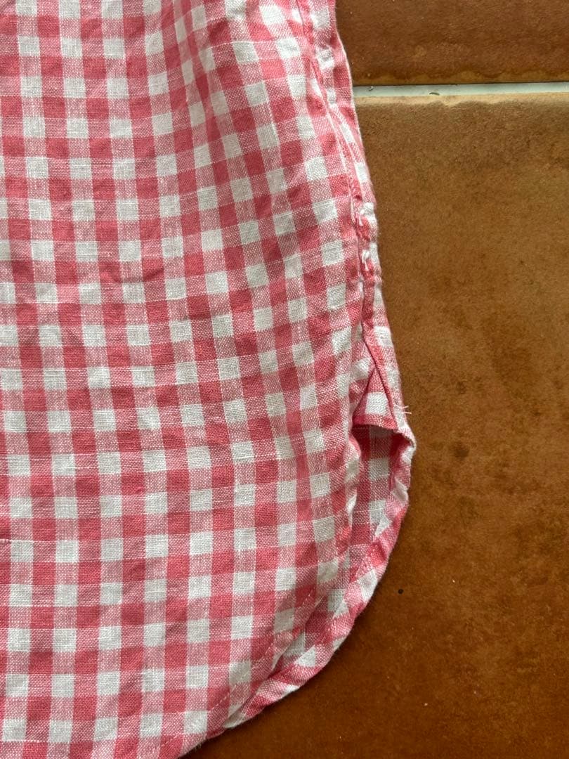 Polo Ralph Laurenポロラルフローレンリネンギンガムチェックシャツ