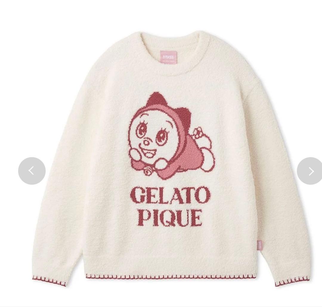 ジェラートピケ　ドラミちゃんルームウェア上下セット　ベビモコジャガード新品未使用