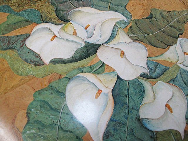 イタリア製 大理石トップセンターテーブル　W130cm リビングテーブル