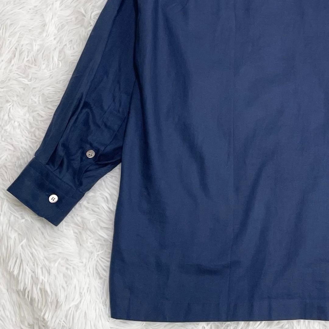 【美品】イッセイミヤケ　長袖シャツ・ウィングカラー・スタンドカラー・フォーマル