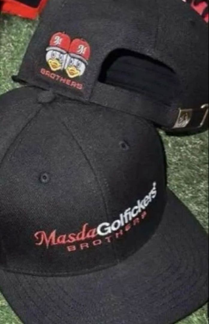 ゴルフィッカーズ・マスダゴルフ・帽子・コラボ・フリーサイズ・完売品・ゴルフ
