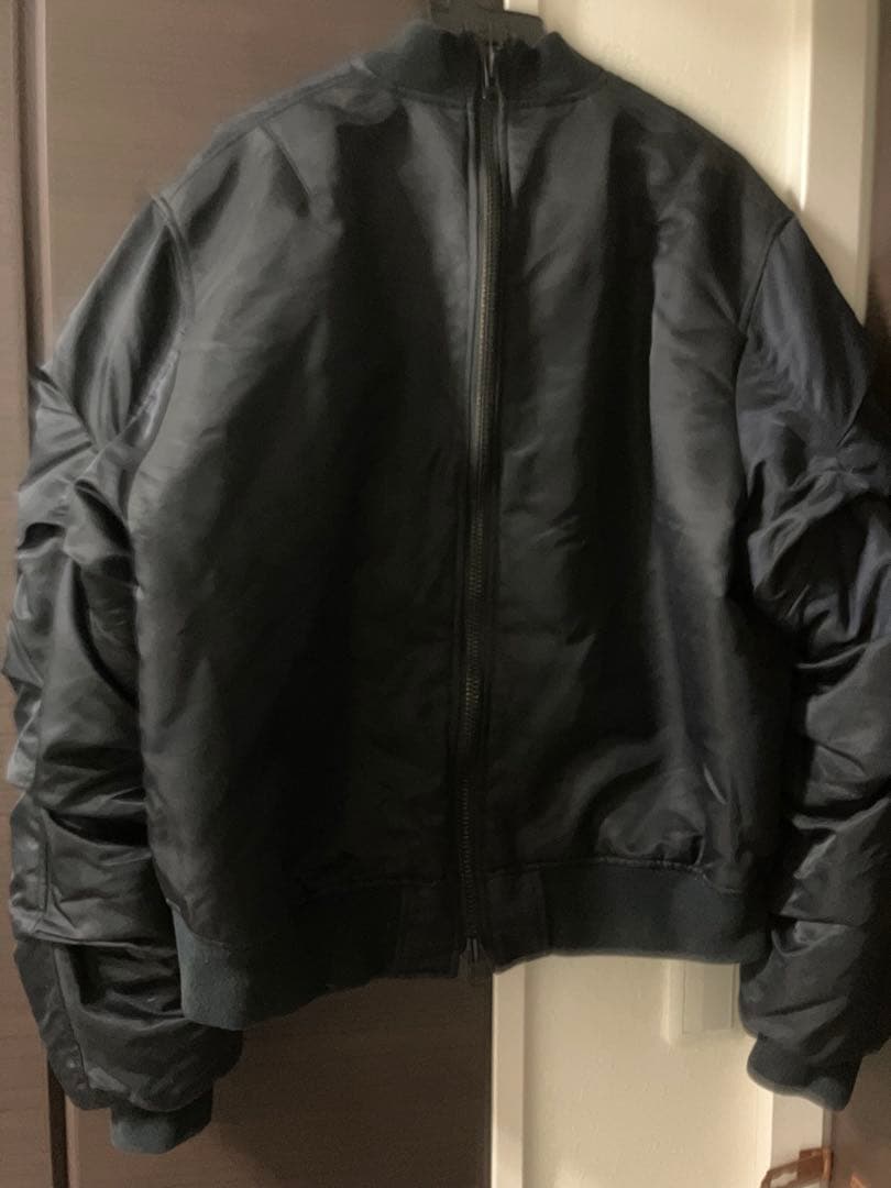 【平本蓮着用】AMNJX 27CIRCUS MA-1 黒オレンジ