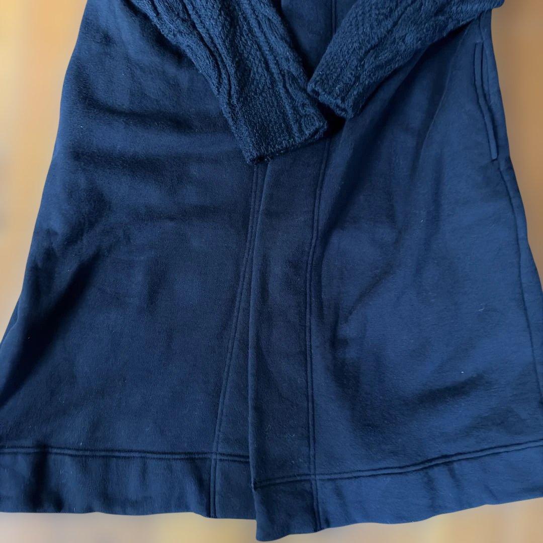 y's ワイズ　ニットドッキングロングフーディ 黒 2