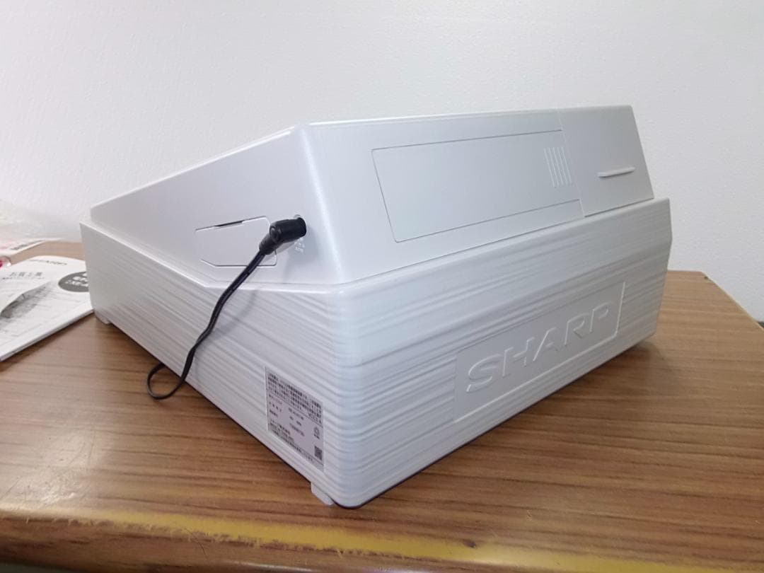 白27設定無料横型領収証シャープ８部門インボイスレジスターXE-A147